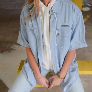 Harley Davidson Denim Shirt